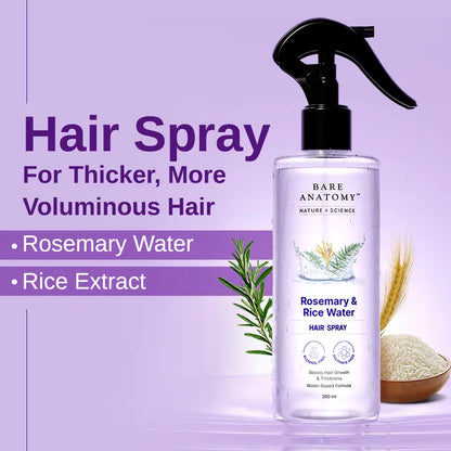 Hair Density Duo | Rosemary + Rice Water Spray & Serum