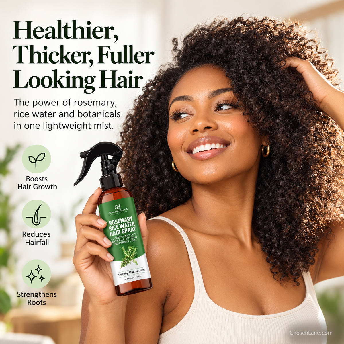 Rosemary + Rice Water Hair & Scalp Mist