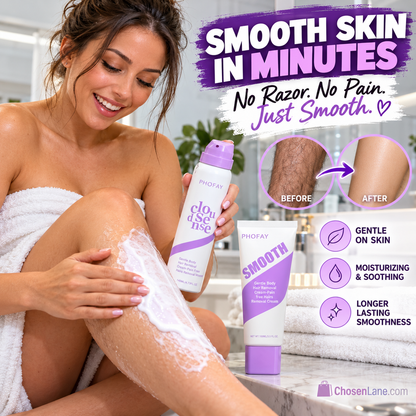 Bikini & Body Hair Removal Spray + Cream