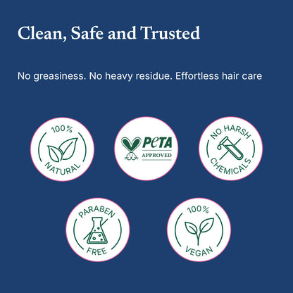Rosemary rice water hair spray application details and bottle photo