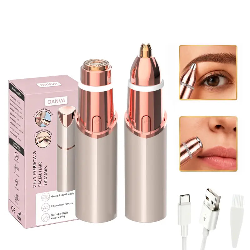 2-in-1 Facial & Eyebrow Trimmer
