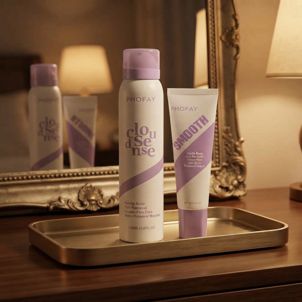 Bikini & Body Hair Removal Spray + Cream
