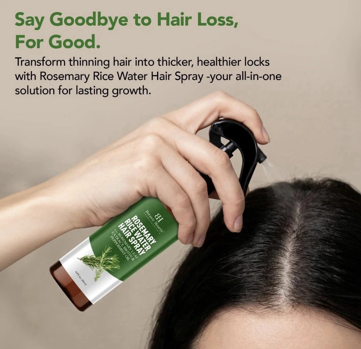 Rosemary + Rice Water Hair & Scalp Mist
